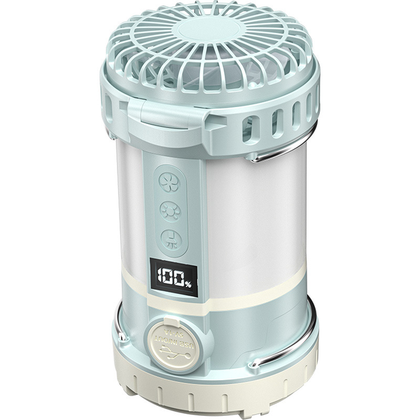 3-in-1 Camping Lantern: Light, Fan &amp; Power Bank - Essential Outdoor Gear