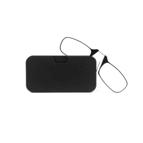 Armless Reading Glasses +2.5, Nose Clip, Thin Frame, Eye Protection