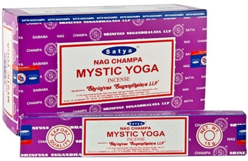 Satya Nag Champa Mystic Yoga Incense Sticks (6 Pack) 15g