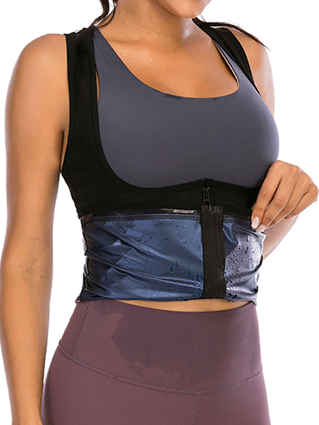 Slimming Sauna Vest Zipper for Women L-XL