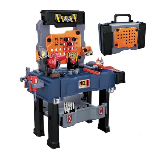 Toy Tool Bench Set with Tools For Kids - 65 Piece