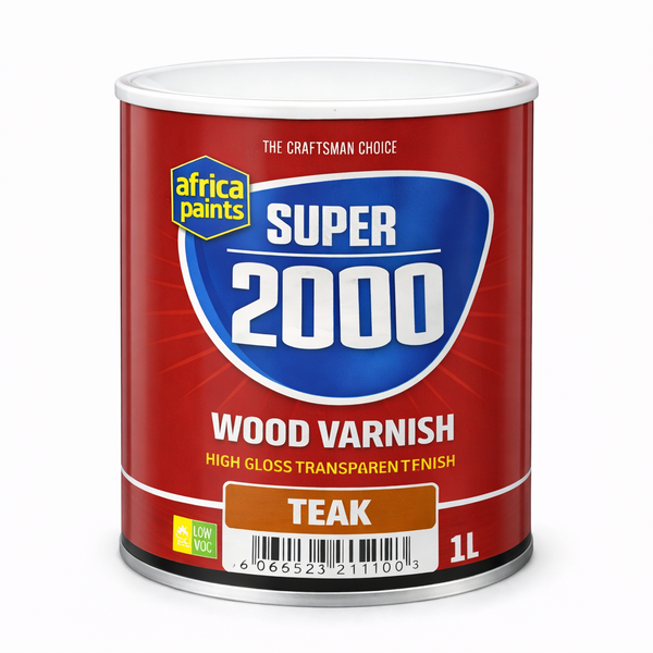Africa Paint Super 2000 Teak Wood Varnish 1L