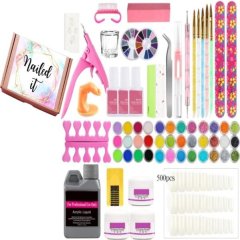 Nailed It Acryl, Glitter, Art 65 Pieces Set