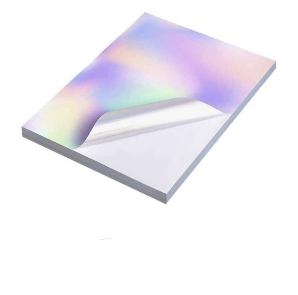 A4 Printable Holographic Sticker Paper Waterproof 10 Sheets