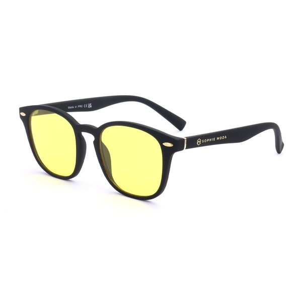 Sophie Moda Glasses: 80% Anti-Blue Light Night Vision - Half Rim