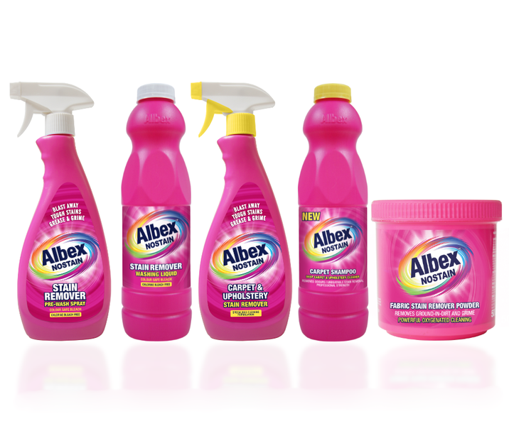 Albex Nostain Stain Remover Value Pack - Fabric &amp; Carpet Stain Removers