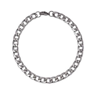 Xcalibur Stainless Steel 22cm Curb Bracelet