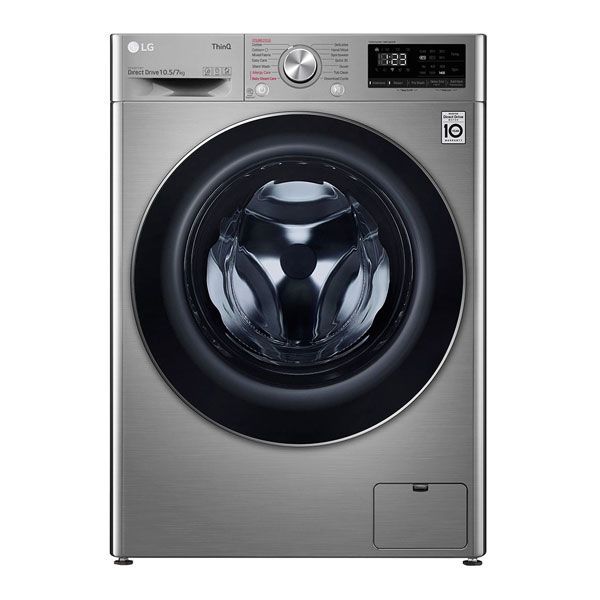 LG 10.5kg/7kg Washer Dryer Silver - F4V5RGP2T