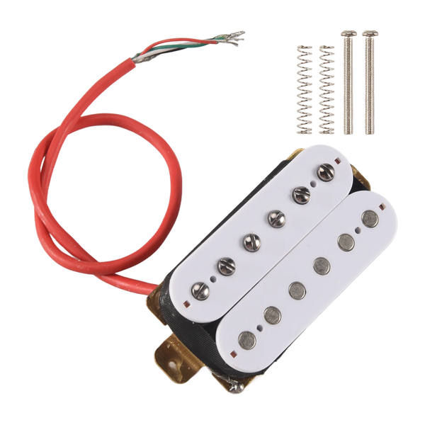 Electric Guitar Humbucker Pickups Bridge Alnico V Pickup White