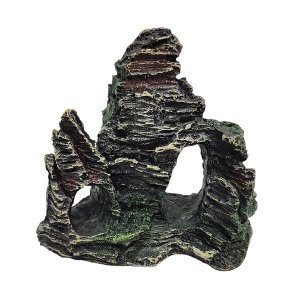 Aquarium Rocks Decor 10cm High x 10cm Wide x 5.5cm Design 1