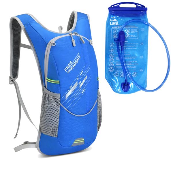 Free Knight 7 Litre Sports Hydration Backpack and 2L LMA Water Bladder FK0217