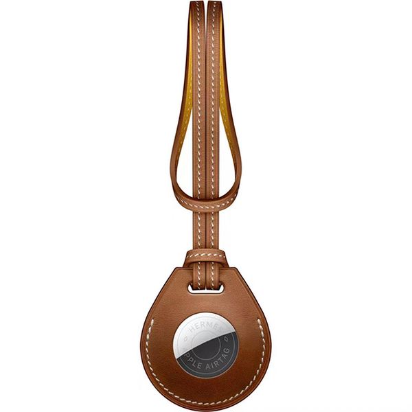 Leather Loop For Apple AirTag - Brown