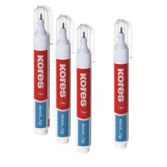 Kores Correction Pen, 10g, Pack of 4