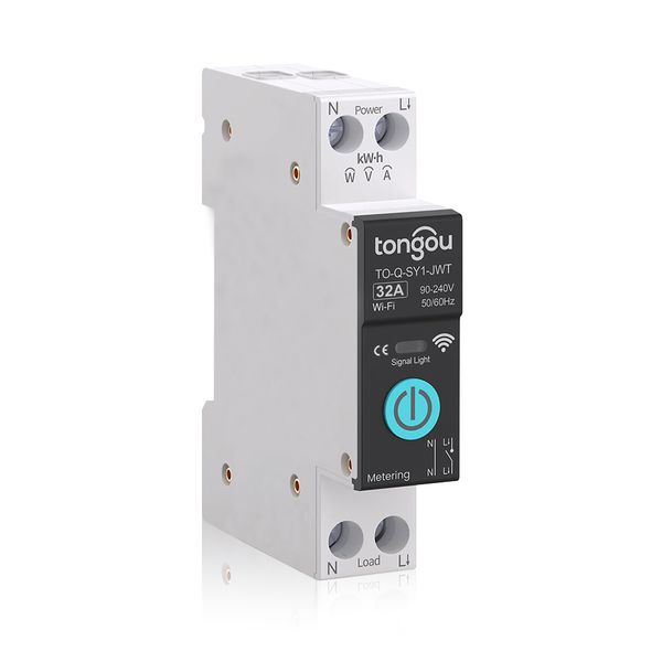 Smart WiFi Switch 32A, Real-time Power Monitoring, Remote Control&amp;Set Timer