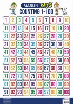 Marlin Kids Chart - Counting 1 to 100