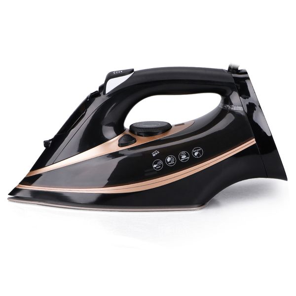 RAF - 2600W Ceramic Soleplate Electric Steam Iron Presses - Black/Blue