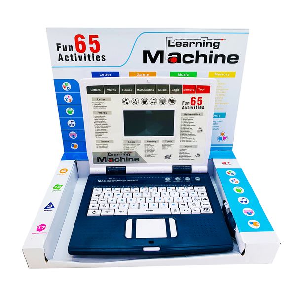 Kid's Educational Laptop with Mouse - Blue