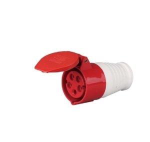 Industrial Waterproof Aviation Connector,32A,5 Pin,3P+N+E,415V, IP67