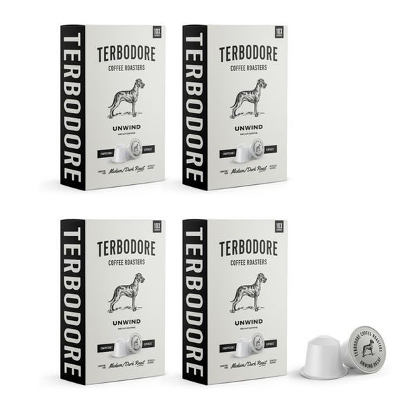 Terbodore Unwind Decaf - 40 Nespresso Compatible Coffee Capsules