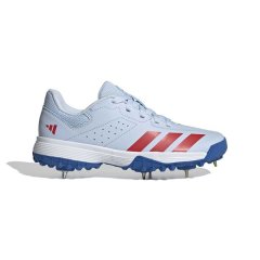 adidas Junior Howzat Spike Trainers - Crystal Sky/Pure Ruby/Bright Royal