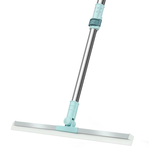 Scalable silicone floor wiper 35cm blue concealed buckle design