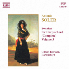 Anyonio Soler - Sonatas for Harpsichord VOl. 3 - Gilbert Rowland (CD / Album)