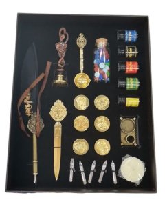 The Ultimate Harry Potter Calligraphy Stationery Set 25-Pc Magical Ensemble