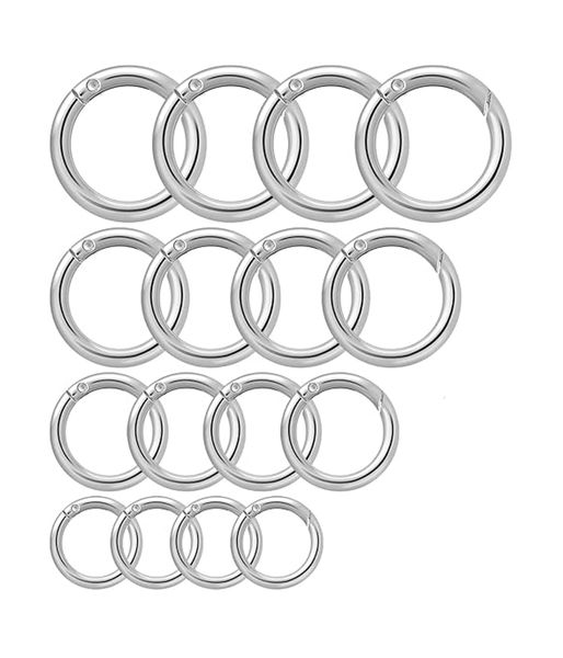 O Ring Clip Spring O Ring Clasp Round Mini Carabiner for Bag Handbag Strap