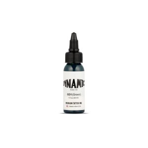 Dynamic Green Tattoo Ink 1oz 30ml Professional Vegan Made in USA