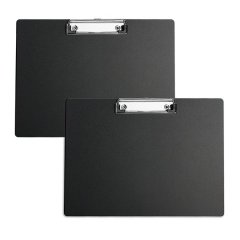 Black Clipboards for A4 Paper - Horizontal