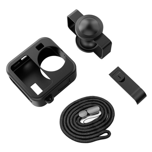 Silicone Case Compatible with GoPro Max 2 Lens Cap Wristband Battery Cover