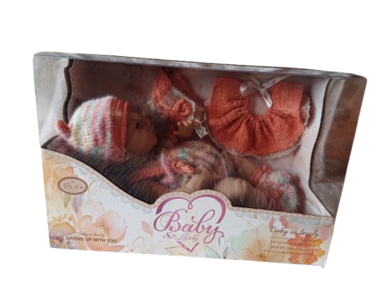 Realistic Baby Doll Gift Set with Outfit &amp; Accessories - Bohemian