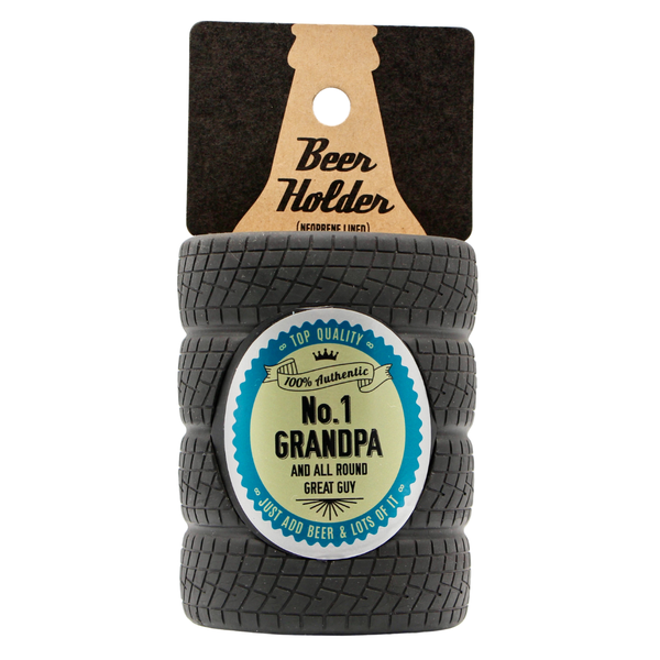 Tyre Beer Holder - No. 1 Grandpa
