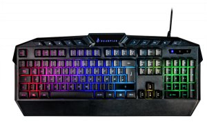 Surefire Kingpin RGB Multimedia Gaming Keyboard Qwertz | German