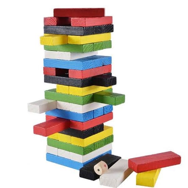 Wooden Stacking Block Game Building Party Game