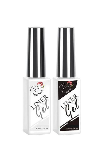 Pure Luxè Haven Silver &amp; Gold Liner Gel For Nail Art