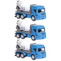 3 Pack - Mixer Model Toy Truck - Blue