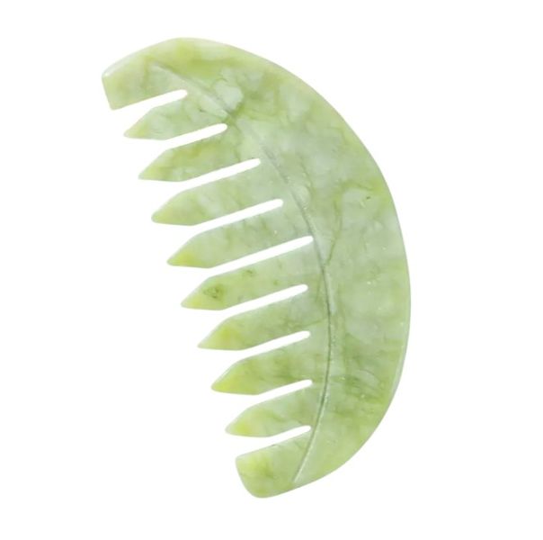 1pc Natural Stone Massage Guasha Scraping Scalp Comb