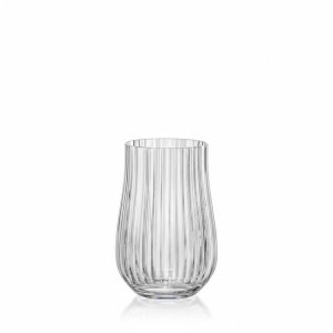 Crystalex Tulipa Optic Crystal Hiball Glasses 450ml - Set of 6