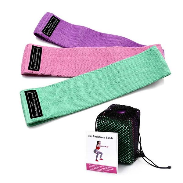 Hip High Resistance Bands - Set of 3