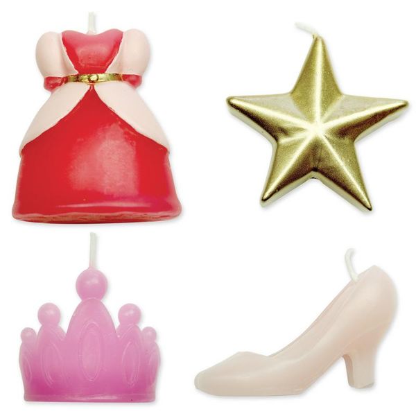 Princess Candles Set of 4