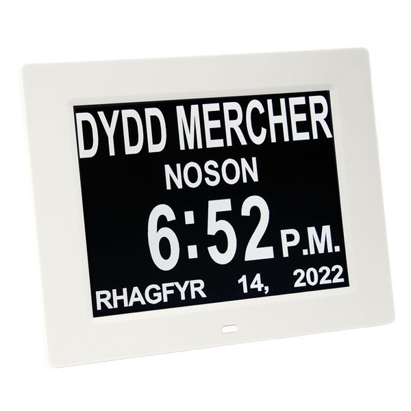 8" Dementia Clock with Photos (EU Plug)