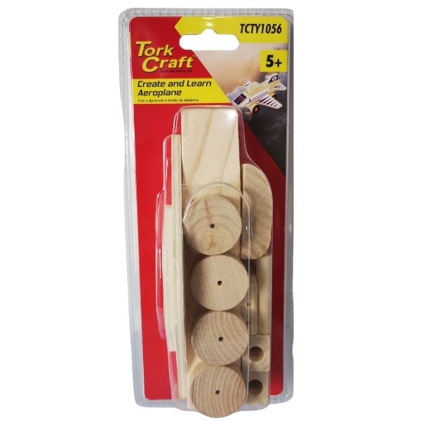 TorkCraft Wooden Aeroplane Create &amp; Learn