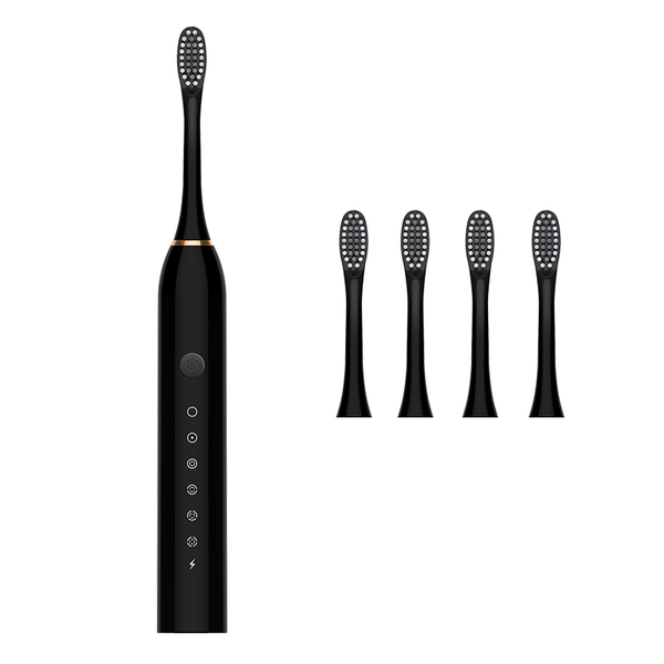 Six-speed Rechargeable Sonic Intelligent Toothbrush for Adult - Pink
