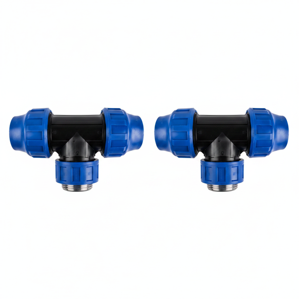 Jenfit Compression Fitting for 16mm to 110mm HD Polyethylene Pipe - 2 Pack