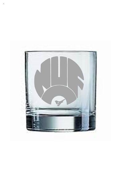 Newcastle Football Club - Etched Whiskey Glass - Set of 2