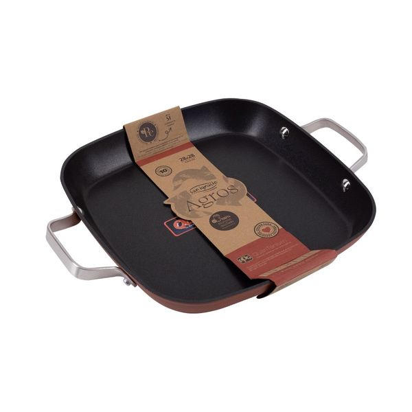 San Ignacio Forged Aliminium Square Grill Pan 28 cm
