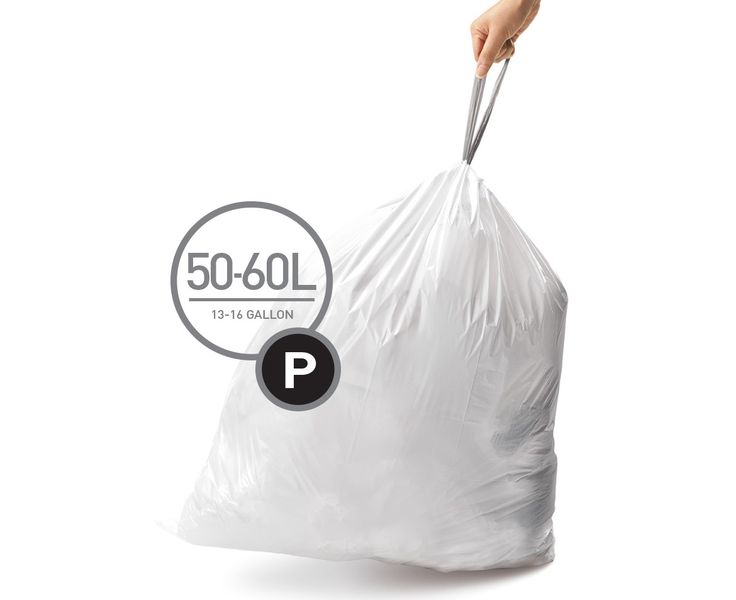 SimpleHuman - Liner Code P - 50 To 60 Litre