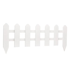 Just For Kids Picket/Garden Fence treated (pack of 3 by 1m)- White