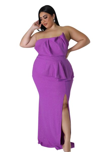 Wardrobenthings Classy as ever Glittered Plus Size Dress